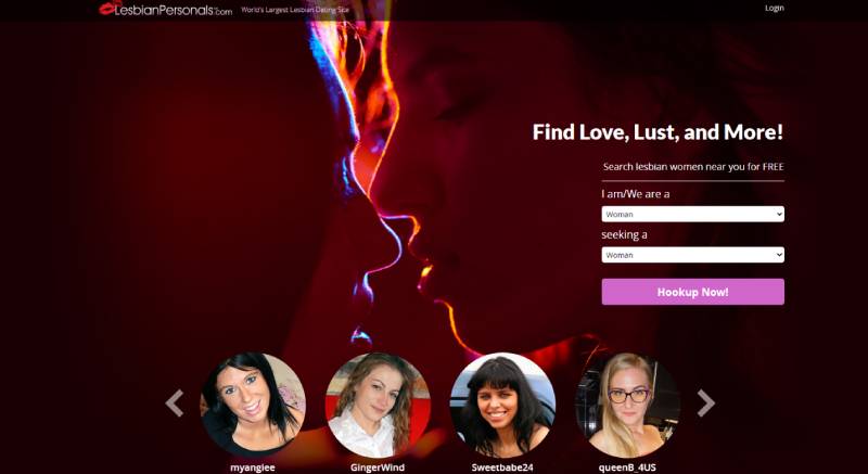 LesbianPersonals Sign Up